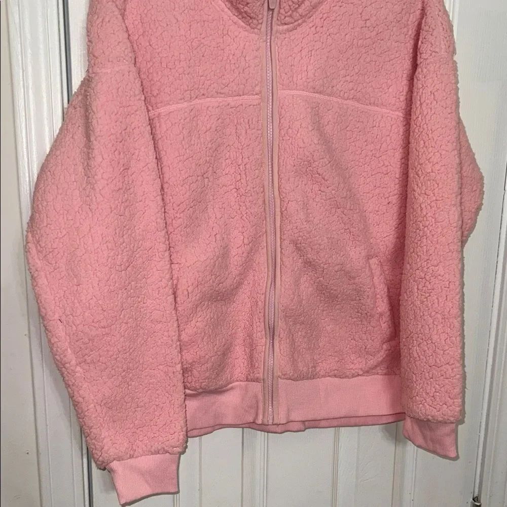 Xersion Pink Teddy Jacket - Picture 3 of 7